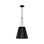 Alora Lighting Plisse 12" Wide Pendant Matte Black
