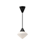 Alora Lighting Nora 8" Wide Mini Pendant with Opal Glass Shade Matte Black