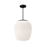 Alora Lighting Holden 14" Wide Pendant with Opal Glass Shade Matte Black