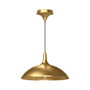Alora Lighting Abel 14" Wide Pendant with Aluminum Shade Brushed Gold