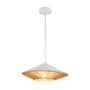 Alora Lighting Daphne 15" Wide Pendant White / Brown Cotton Rope