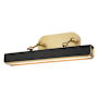 Alora Lighting Valise 20" Wide LED Picture Light Vintage Brass / Tuxedo