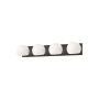 Alora Lighting Willow 4 Light 31" Wide Vanity Strip with Opal Glass Shades Matte Black