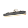 Alora Lighting Valise 20" Wide LED Bath Bar Aged Nickel / Tuxedo