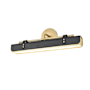 Alora Lighting Valise 20" Wide LED Bath Bar Vintage Brass / Tuxedo