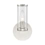 Alora Lighting Revolve 9" Tall Bathroom Sconce Polished Nickel