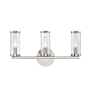 Alora Lighting Revolve 3 Light 18" Wide Bathroom Vanity Light Polished Nickel