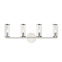 Alora Lighting Revolve 4 Light 25" Wide Bathroom Vanity Light Polished Nickel