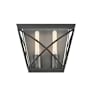Alora Lighting Lattice 2 Light 10" Tall Bathroom Sconce Urban Bronze