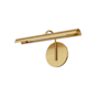 Alora Lighting Astrid 14" 2700K LED Bathroom Sconce Vintage Brass