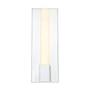 Alora Lighting Kismet 14" Tall 3000K LED Wall Sconce Polished Nickel / Alabaster