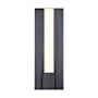 Alora Lighting Kismet 14" Tall 3000K LED Wall Sconce Urban Bronze / Alabaster