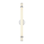 Alora Lighting Madison 30" Wide 3000K LED Bath Bar Polished Nickel / Glossy Opal