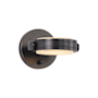 Alora Lighting Blanco 2" Tall LED Bathroom Sconce Urban Bronze / Alabaster
