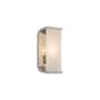 Alora Lighting Abbott 10" Tall Wall Sconce Polished Nickel / Alabaster