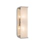 Alora Lighting Abbott 2 Light 15" Tall Wall Sconce Polished Nickel / Alabaster