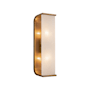 Alora Lighting Abbott 2 Light 15" Tall Wall Sconce Vintage Brass / Alabaster