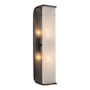 Alora Lighting Abbott 2 Light 19" Tall Wall Sconce Urban Bronze / Alabaster