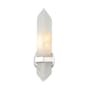 Alora Lighting Valencia 15" Tall Wall Sconce Polished Nickel / Alabaster