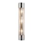 Alora Lighting Willard 3 Light 25" Tall Wall Sconce Polished Nickel / Clear Prismatic Glass
