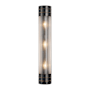 Alora Lighting Willard 3 Light 25" Tall Wall Sconce Urban Bronze / Clear Prismatic Glass