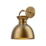 Alora Lighting Waldo 13" Tall Wall Sconce Aged Gold