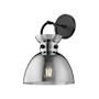 Alora Lighting Waldo 13" Tall Wall Sconce Matte Black / Smoked