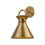 Alora Lighting Emerson 13" Tall Wall Sconce Aged Gold