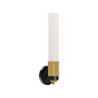 Alora Lighting Rue 9" Tall Wall Sconce Matte Black / Brushed Gold