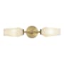 Alora Lighting Krysta 20" Tall Bathroom Sconce Brushed Gold / Opal Glass