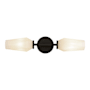 Alora Lighting Krysta 20" Tall Bathroom Sconce Matte Black / Opal Glass