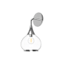 Alora Lighting Hazel 13" Tall Bathroom Sconce with Clear Glass Shade Chrome