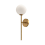 Alora Lighting Cassia 21" Tall Bathroom Sconce Aged Gold / Opal Matte Glass