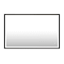 Altair Apollo 48"W x 30"H Rectangular Flat Aluminum Framed Wall Mounted Bathroom Mirror with LED Lighting Matte Black