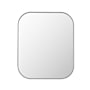 Altair Trielle 36"W x 30"H Rectangular Flat Aluminum Framed Wall Mounted Bathroom Mirror Gunmetal