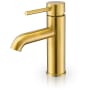 Altair Tubize 2.2 GPM Vessel Single Hole Bathroom Faucet Brushed Gold