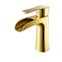 Altair Tatcha 1.2 GPM Single Hole Bathroom Faucet Brushed Gold
