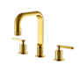 Altair Wishful 1.2 GPM Widespread Bathroom Faucet Brushed Gold