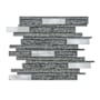 Altair Ardcarn - 11" x 12" Rectangle Wall Tile - Glossy Visual - Sold by Carton (13.4 SF/Carton) Black