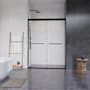 Altair Ennis 76" High x 60" Wide Bypass Framed Shower Door with Clear Glass Matte Black