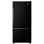 Amana 30 Inch Wide 18.7 Cu. Ft. Bottom Mount Refrigerator with Adjustable Door Bins Black