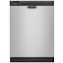 Amana 24 Inch Wide 12 Place Setting Built-In Front Control Dishwasher Stainless Steel