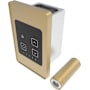 Amba Remote Touch Digital Heat Controller for Towel Warmers from the Sirio, Antus, Quadro, Modello i, and Vega Collections Satin Brass