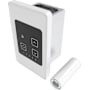Amba Remote Touch Digital Heat Controller for Towel Warmers from the Sirio, Antus, Quadro, Modello i, and Vega Collections White