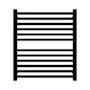 Amba Quadro 29-1/8"W x 33-1/8"H 115 V Hardwired Stainless Steel Towel Warmer Matte Black