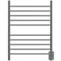 Amba Radiant 23-5/8"W x 31-7/8"H 120 V Plug-In/Hardwired Stainless Steel Towel Warmer with 10 Bars and Concealed Screws Polished