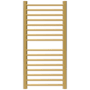 Amba Sirio 20-3/4"W x 41-3/8"H 115 V Hardwired Stainless Steel Towel Warmer Satin Brass