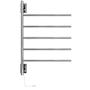 Amba Swivel 24-9/16"W x 34-5/8"H 120 V Hardwired or Plug-In Stainless Steel Towel Warmer Polished Stainless Steel