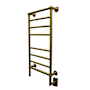 Amba Traditional 21-1/16" W x 43-15/16" H 115 V Hardwired Steel Towel Warmer Brushed Modern Brass