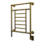 Amba Traditional 25-1/4" W x 35-3/4" H 115 V Hardwired Steel Towel Warmer Brushed Modern Brass